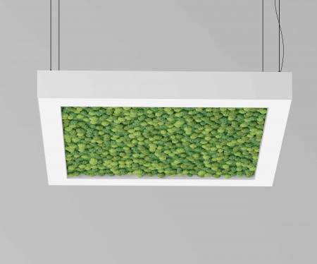 Подвесной светодиодный светильник ECO FRAME 1040 со мхом