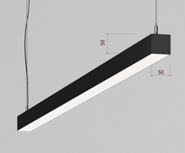 Подвесной светодиодный светильник LINE 50x50